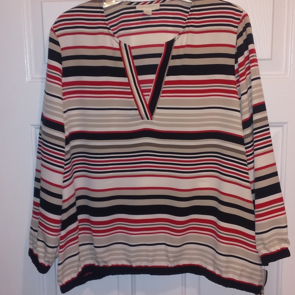 Appleseed's Tops - Appleseed's Flowy Lightweight Long Sleeve Blouse L